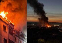 Incendiu la acoperișul unui bloc din Burdujeni. Pompierii intervin cu cinci autospeciale și trei autoscări