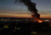 Incendiu la acoperișul unui bloc din Burdujeni. Pompierii intervin cu cinci autospeciale și trei autoscări