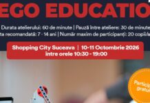 Shopping City Suceava invită copiii la Atelierele de inginerie cu LEGO® Education