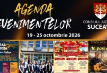 Agenda culturală și educațională a săptămânii 19–25 octombrie în județul Suceava: forum trilateral, aniversare „Cantemir”, Târgul Mărului și concerte