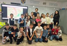 Elevii din Mereni au aflat specificul activității polițiștilor de frontieră în cadrul programului „Școala Altfel”