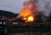 Pagube estimate la 100.000 de euro în urma incendiului de la Frumosu
