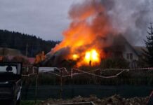 Pagube estimate la 100.000 de euro în urma incendiului de la Frumosu